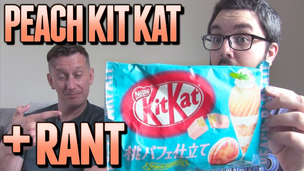 Kit Kat Peach Parfait Review (Japan) and UK FLAVOURS RANT