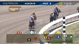 Gulfstream Park: April 20, 2018 Race 2
