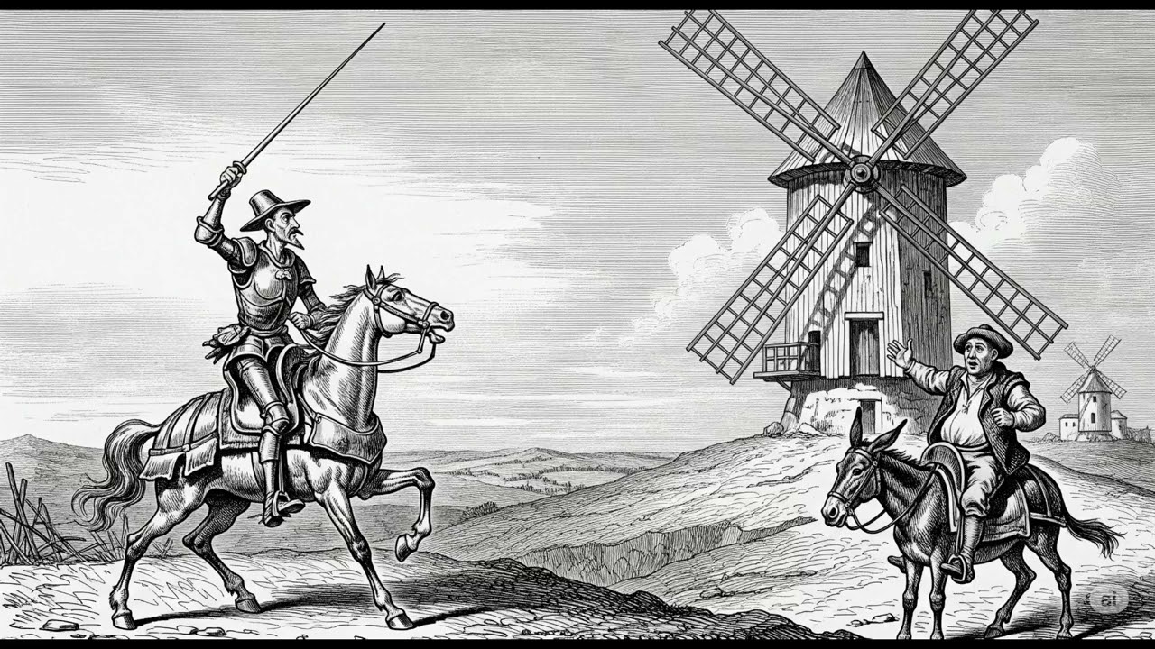 EP.91｜塞萬提斯《唐吉訶德》：史上最著名的「瘋子」！他大戰風車的背後，是喜劇還是悲劇？