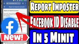 Facebook imposter report tricks 2021।।How to report imposter Fb।।