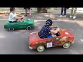 Moskvich pedal car race