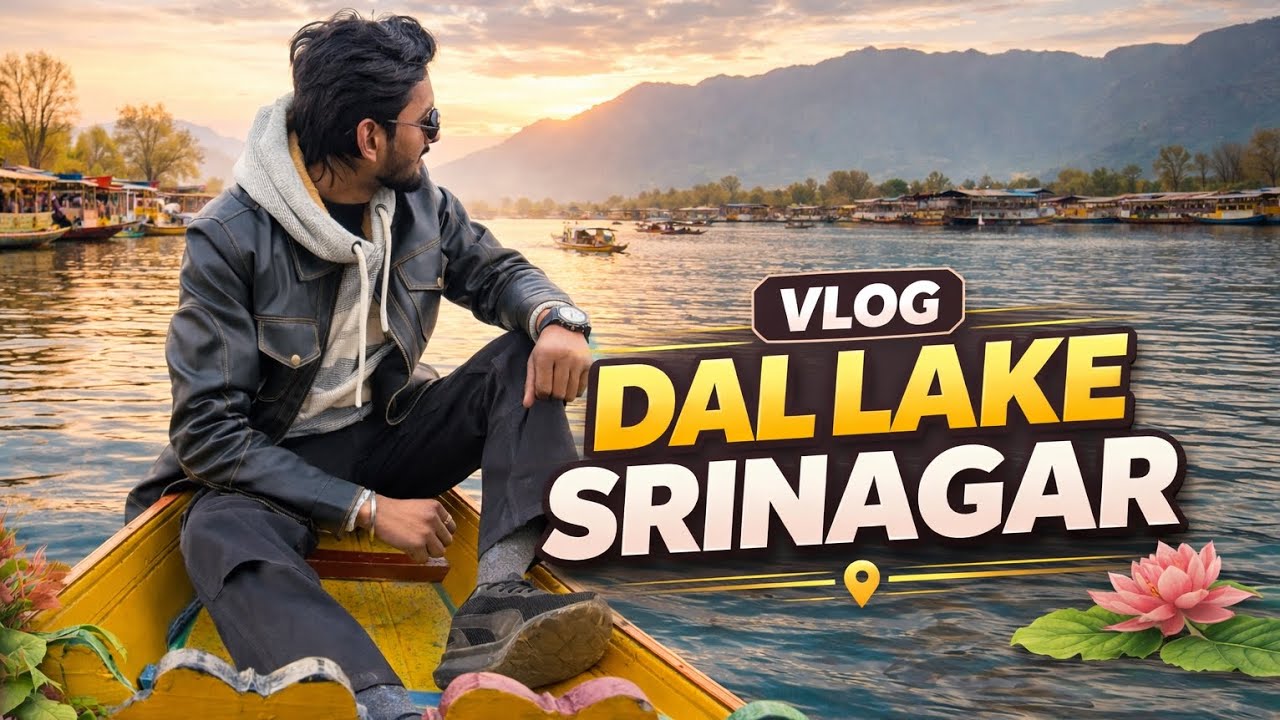 First Time in Srinagar 😍 | Dal Lake Shikara Ride Experience.#travel #dallake #vlog #funny #viral #1m