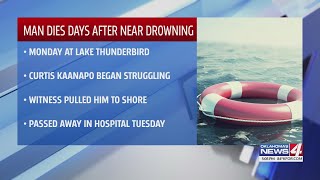 Man dies days after near drowning at Lake Thunderbird