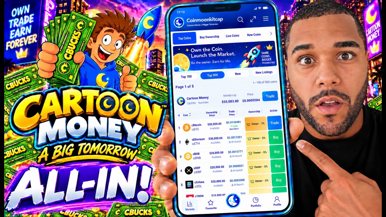 🔥 IT'S BEGUN! Cartoon Money Is EXPLODING! 🔥Could cBitcoin Create MILLIONAIRES?!