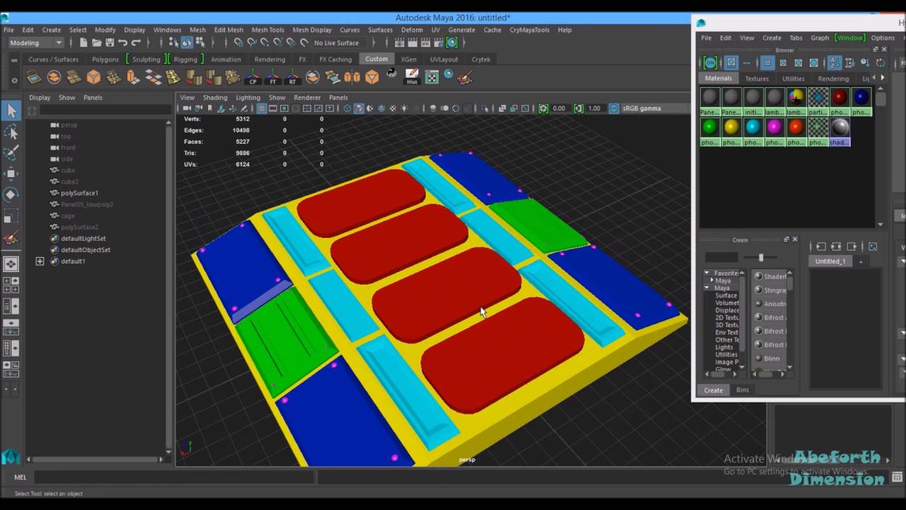 baking color id map in maya youtube