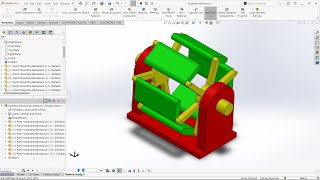 Top Down Assembly Approach in Solidworks | Motion Study & Solidworks animation