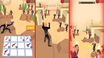 Merge Gun Battle - Gameplay Survive The Wave (Android/iOS)