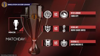 Simulation Soccer League | S24 | Minor Division 2 | Matchday 1