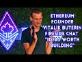 Fireside chat with ethereum founder vitalik at ethglobal waterloo canada on ideas worth building