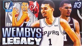 WEMBYS LEGACY #3 - UPGRADING TO RUBY WEMBY!! NBA 2K24 MYTEAM!!