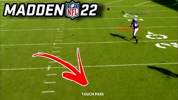 How to throw a touch pass in Madden 22