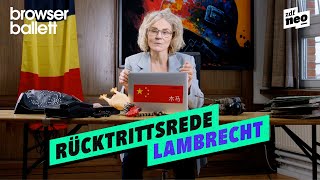 Rücktrittsrede Christine Lambrecht