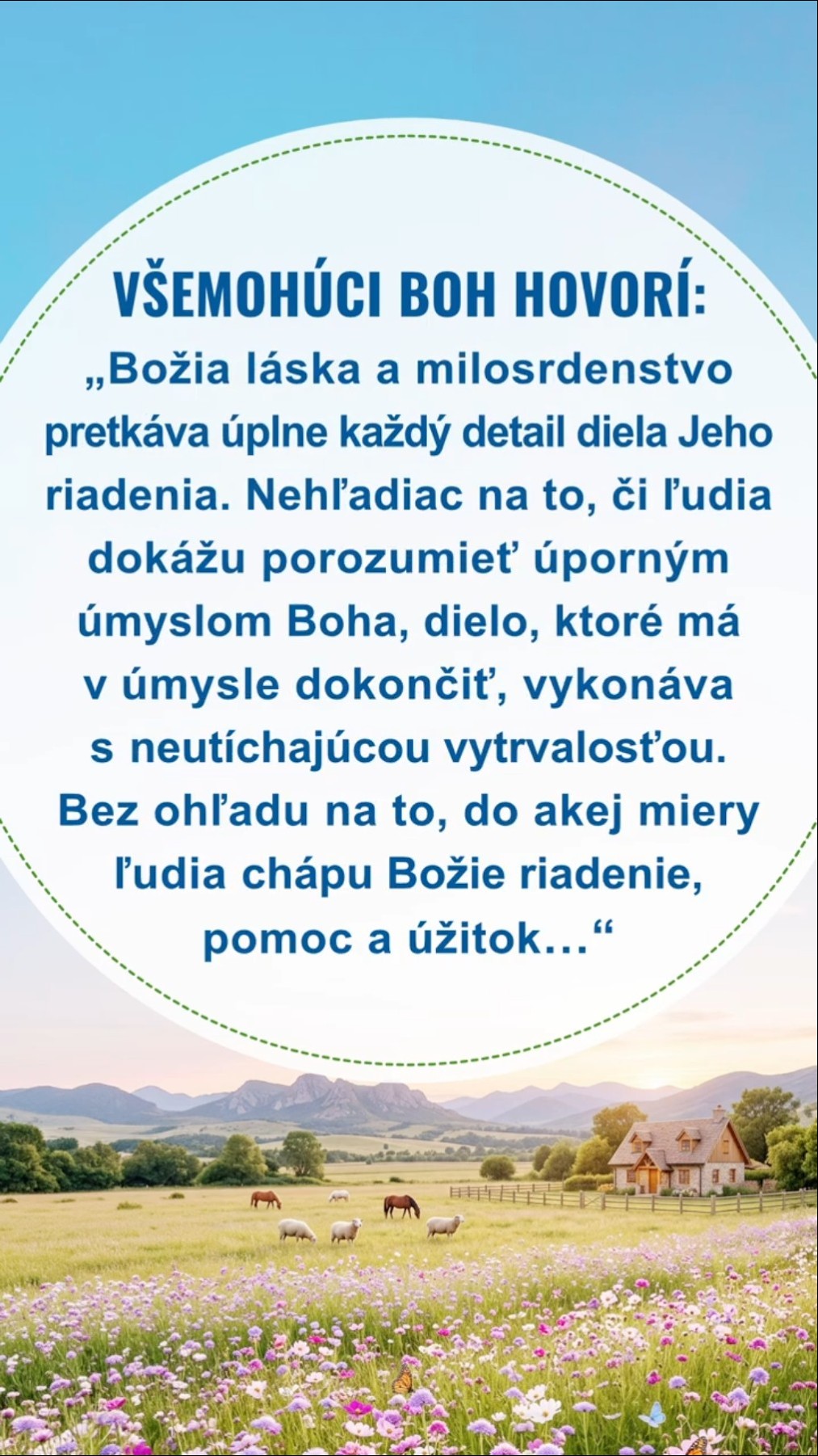 Čítajte Božie slová a začnite nový deň