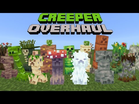 Minecraft Creeper Overhaul Mod!! Subscribe to my  to see