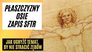 Płaszczyzny, Osie, Zapis Sftr