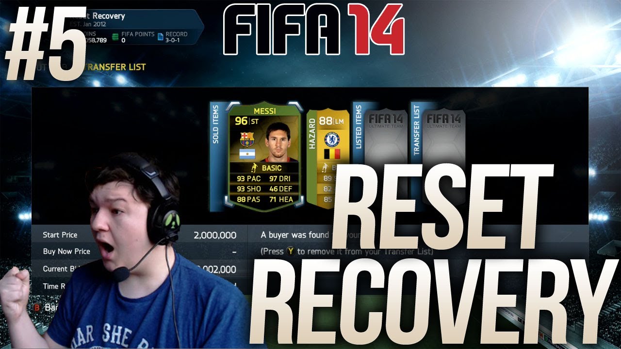Fifa 14 Ultimate Team Next Gen - Reset Recovery #5 Reset Recovered