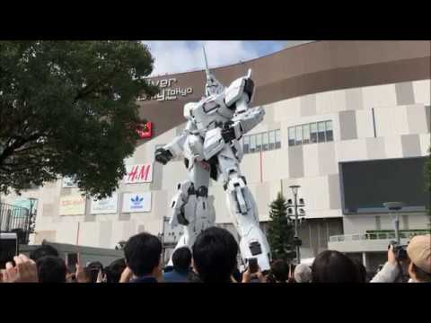 お台場 ユニコーンガンダム 変形 ダイバーシティ東京 Unicorn Gundam Youtube
