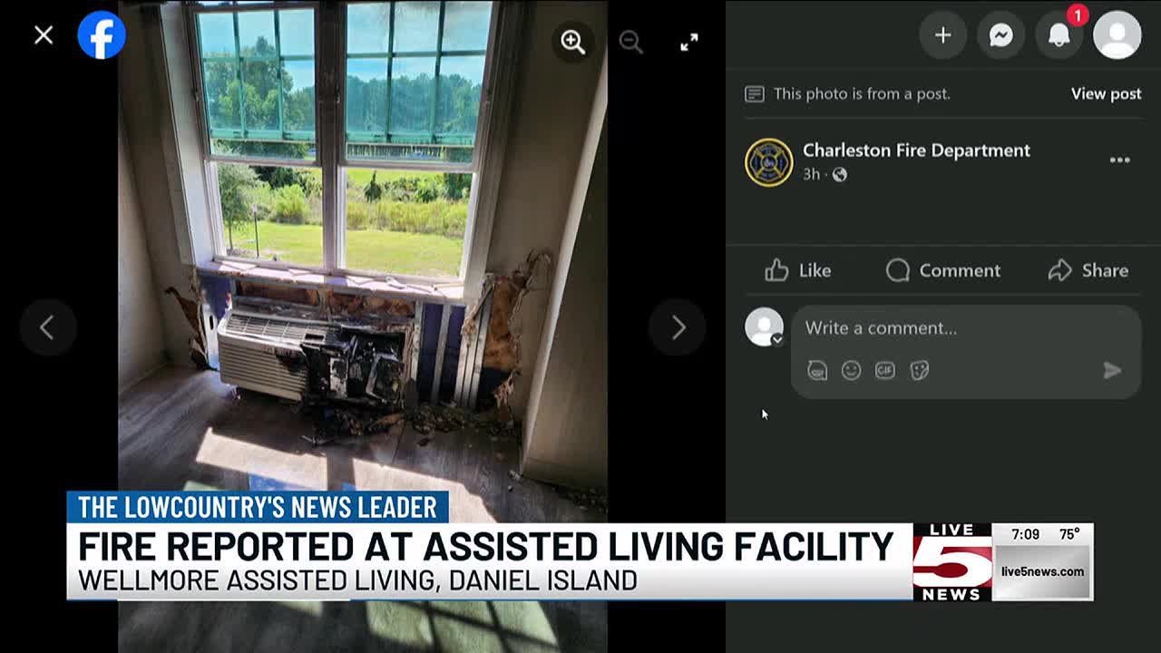 VIDEO: Crews respond to fire at an assisted living on Daniel Island ...