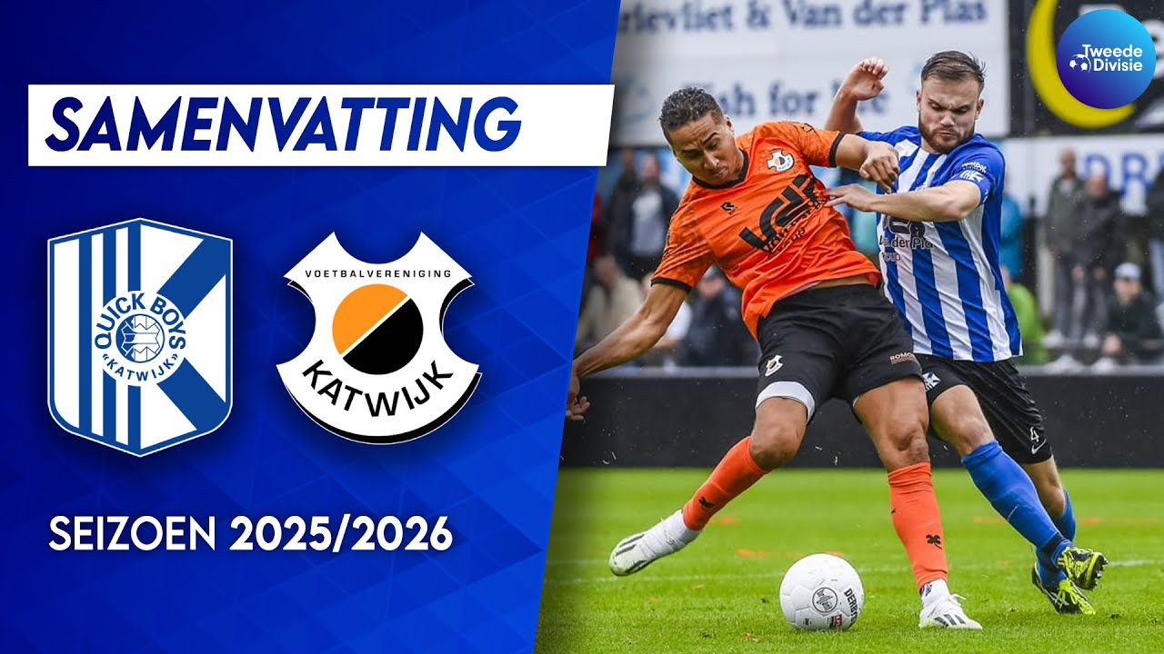 Samenvatting Quick Boys - V.V. Katwijk | Tweede Divisie 25/26