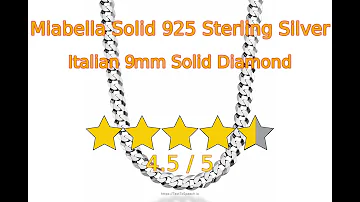 Let's review Miabella Solid 925 Sterling Silver Italian 9mm Solid Diamond