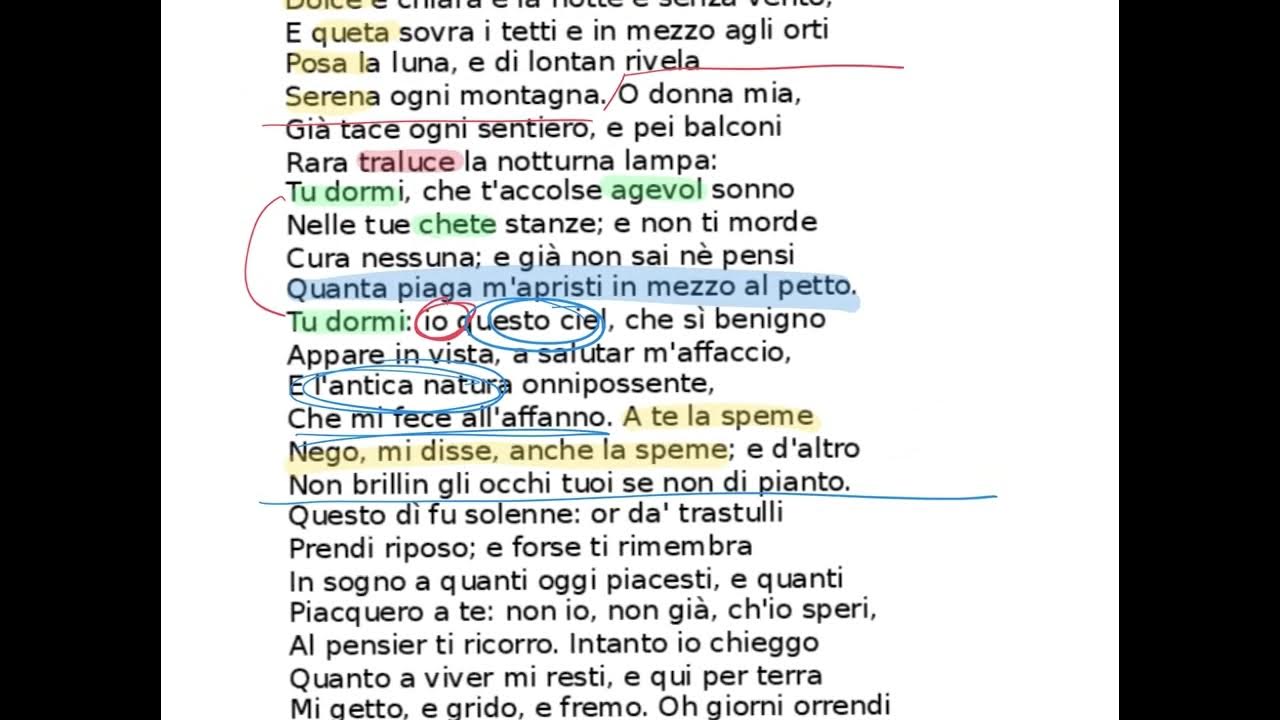 La Sera Al Dì Di Festa la sera del dì di festa - YouTube