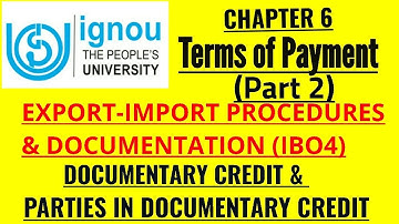 IGNOU- MISSION 70 %: M.COM IBO 4 CHAPTER 6 (PART 2) JUNE TEE EXPECTED Q&A