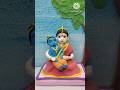 Janmashtami special crafts making with superclay | #janmashtami #krishna #art #shortvideo #idol#clay
