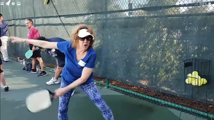 Jerry and Linda Try Their Hand At Pickleball