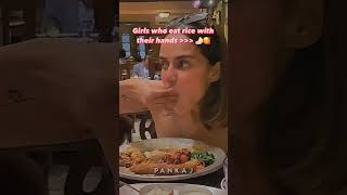 Gadis Makan Nasi Dengan Tangan shorts youtubeshorts instagram memes foodie