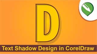 How to design 3D looking text shadow in CorelDraw Latter D