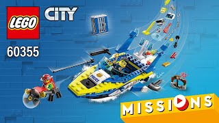 LEGO City Water Police Detective Missions (60355)[278 pcs] Building Instructions | Top Brick Builder