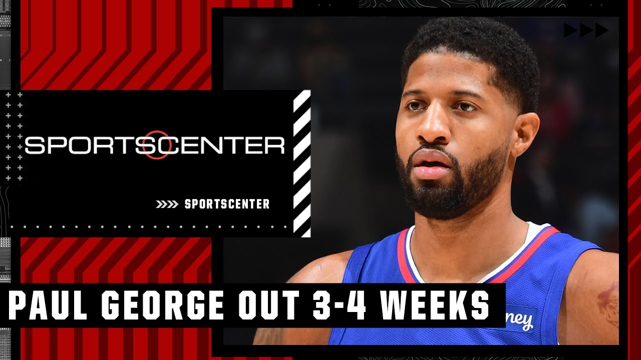 ????Paul George out for 3-4 weeks with torn ligament in right elbow???? | SportsCenter