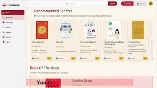Flicker App Demo | Read, Listen & Learn Smarter in Minutes. screenshot 2