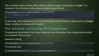 Understanding the Difference Between equals and == in Java: Solving LinkedList Comparison Issues
