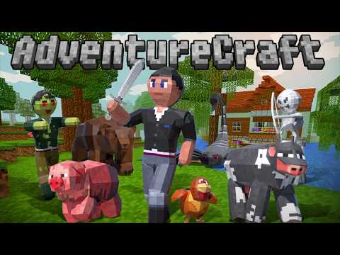 AdventureCraft: Construction artisanale 3D et survie en bloc