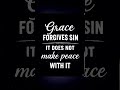 📜 Verses about not making peace with sin.