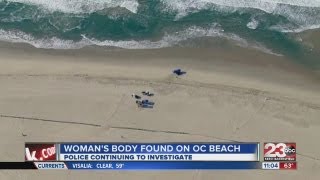 Womans Body Found On Oc Beach