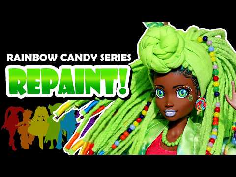 Rainbow Candy Series 🍭 GREEN - Matcha Doll thumbnail