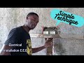 How To Install Electrical Boxes Into Concrete Walls !! Simple Techniques (DIY)