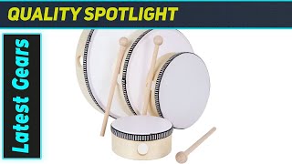 EOEXN 10 8 6 4 Inch Hand Drum: The Best Percussion for Music & Fun!