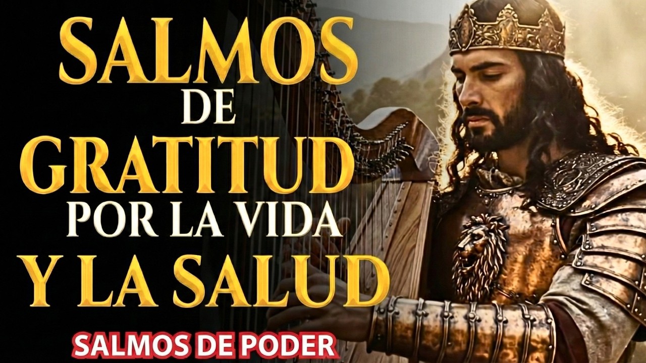 LOS SALMOS MAS HERMOSOS DE GRATITUD A DIOS | Adoración de Calma y Gloria #salmos #músicahebrea