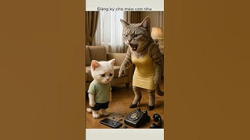 Mèo con và cô giúp việc ác độc Phần 5 #cat #ai #cats #shorts #cartoon #anime #cute #meow #mèo