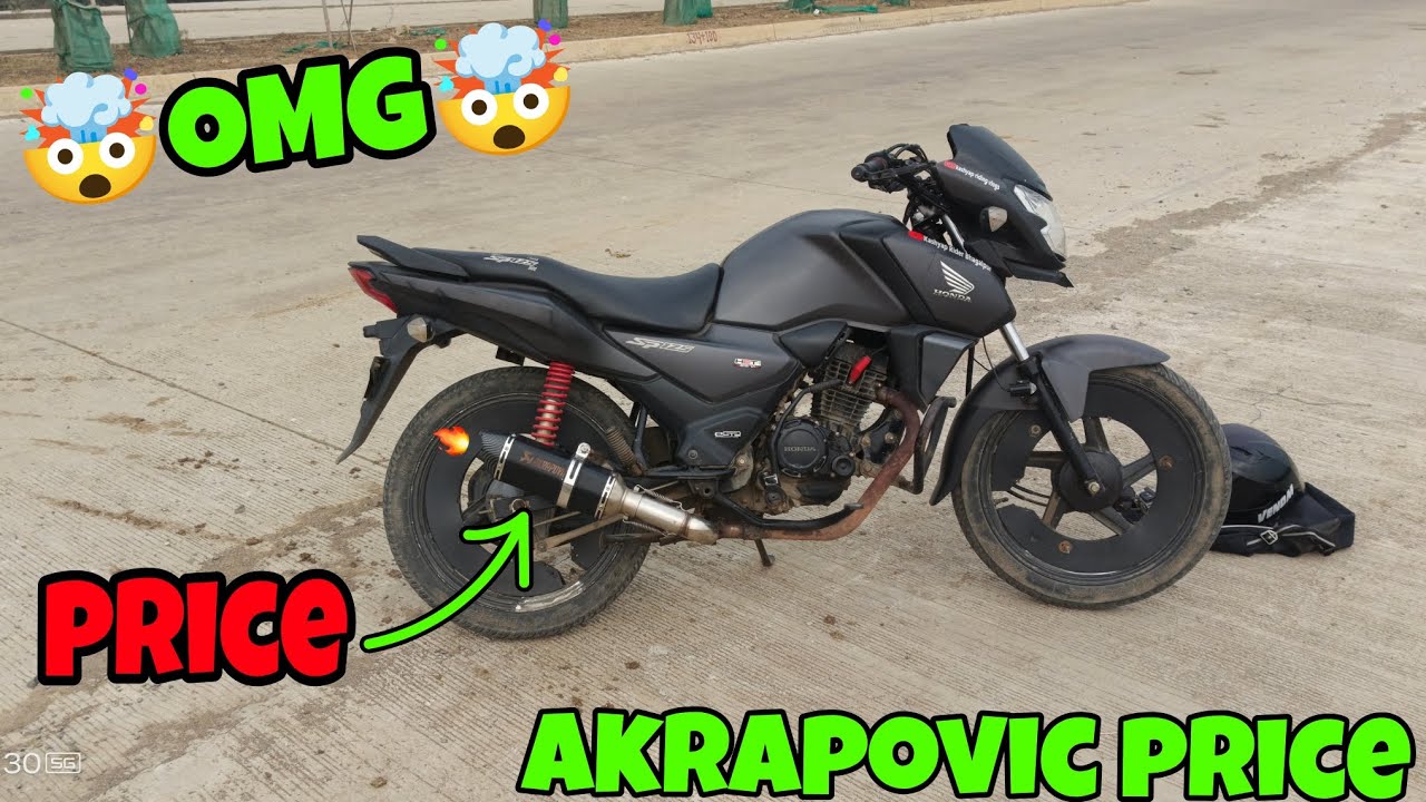 Akrapovic exhaust price  best exhaust sound 🙂  