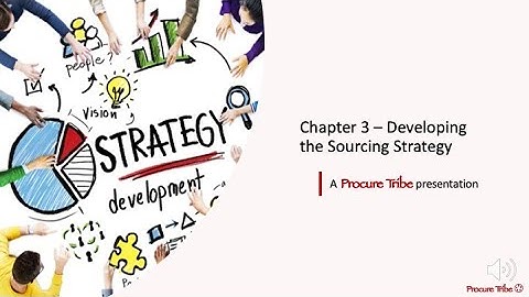 Chapter 3 - Developing a Sourcing Strategy a Procure Tribe Presentation