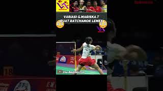 Variasi serangan Mariska Tunjung buat Ratchanok Kelabakan #badminton  #bwf