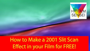 How to make a 2001 Style Slit Scan Effect for FREE in Hitfilm 4 Express!