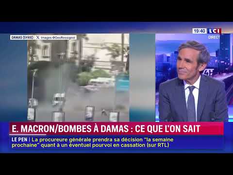 Explosions à Damas : le président Macron visé ? | 24h Pujadas