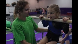 FHN Student Coaches Gymnastics Up and Comers