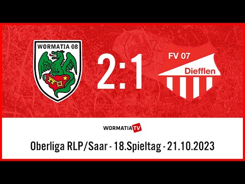 Highlights Wormatia Worms vs FV Diefflen 2:1 (21.10.2023)