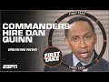 🚨 BREAKING NEWS! 🚨 Stephen A.’s thoughts on Commanders hiring Dan Quinn! | First Take